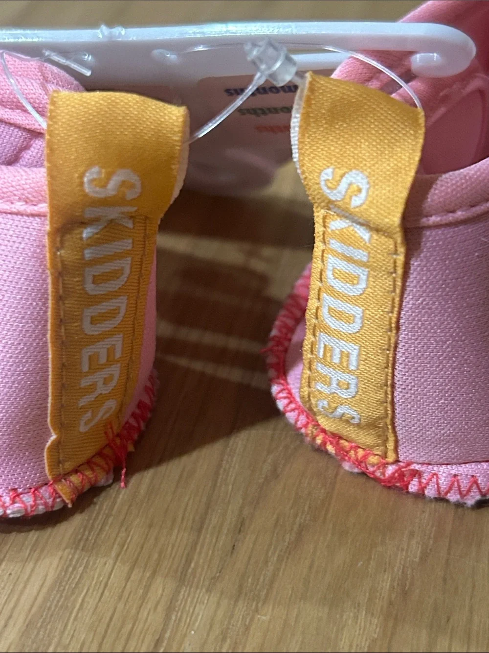 Skidders Pink Hibiscus Water Grip Shoes for Babies (6-12 Months)